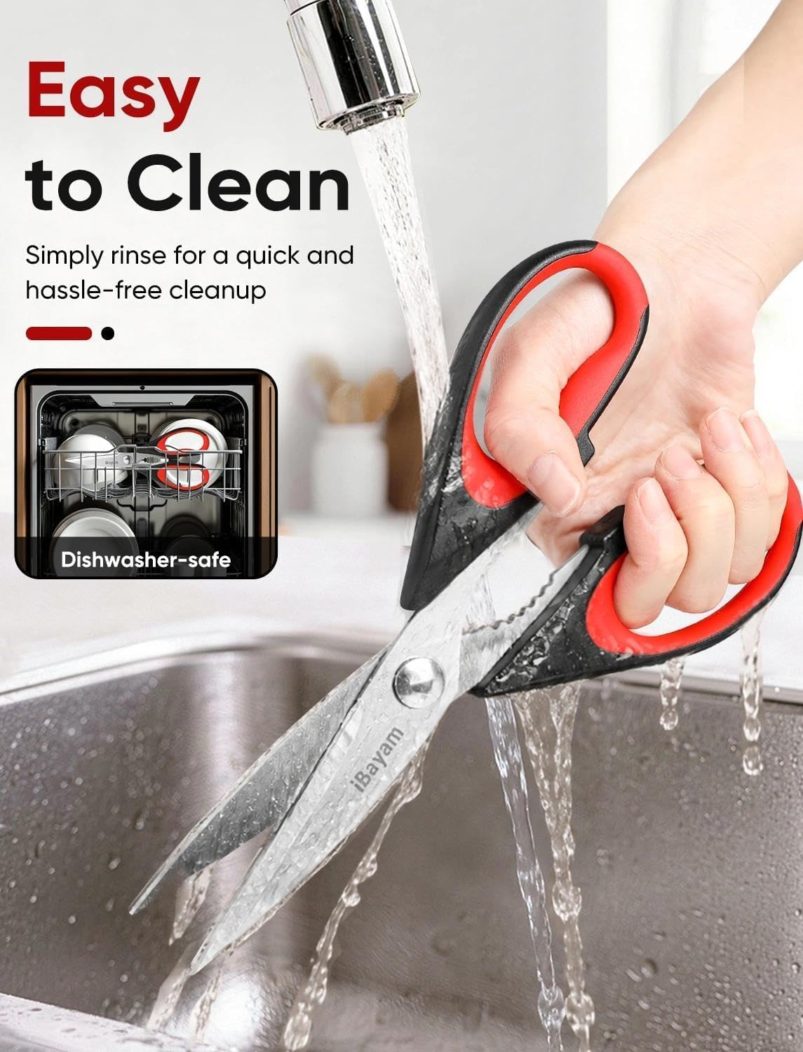Thumbnail 5 de Kitchen Shears 2-Pack multipurpose scissors for meat ✂