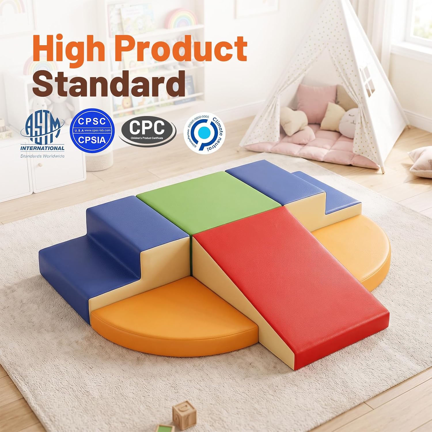 Thumbnail 1 de TODIBY Soft Foam Climbing Set 6-piece