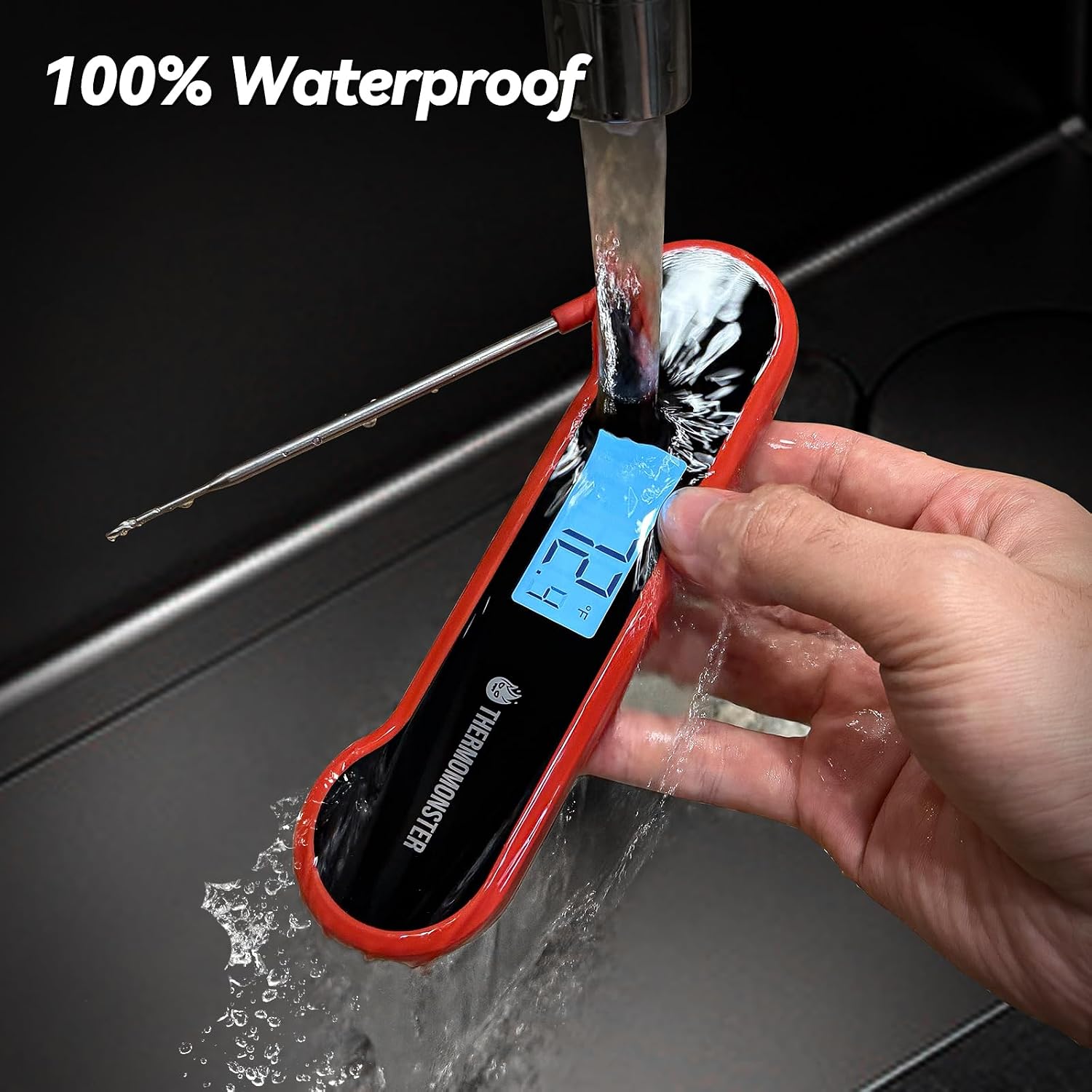 Thumbnail 4 de 0.5 Sec Instant Read Meat Thermometer ±0.5°F 🍖