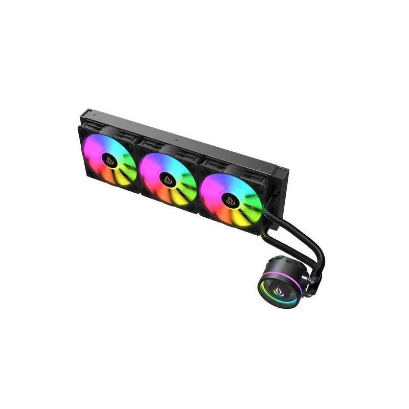 Detalle de Forgeon Azoth 360 ARGB Kit Refrigeración Líquida 360mm 🖤