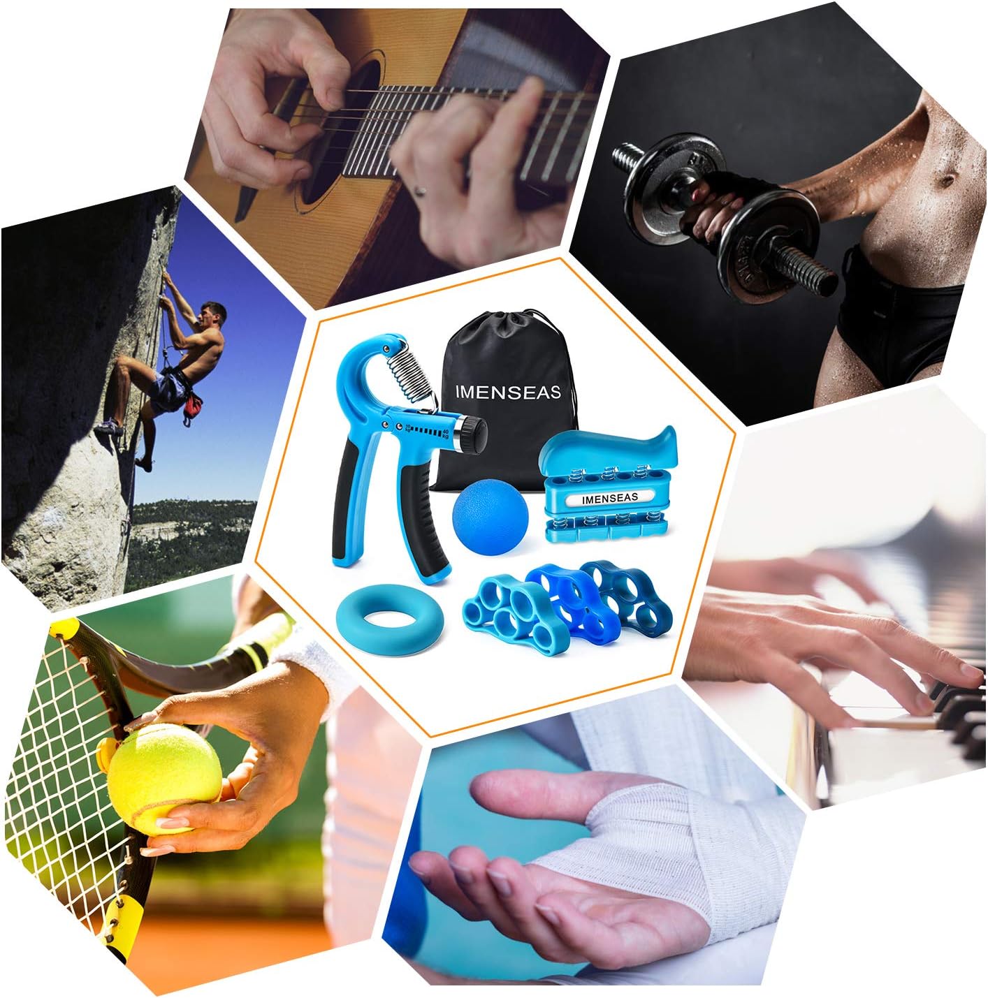 Thumbnail 6 de IMENSEAS Hand Grip Trainer 7-Pack