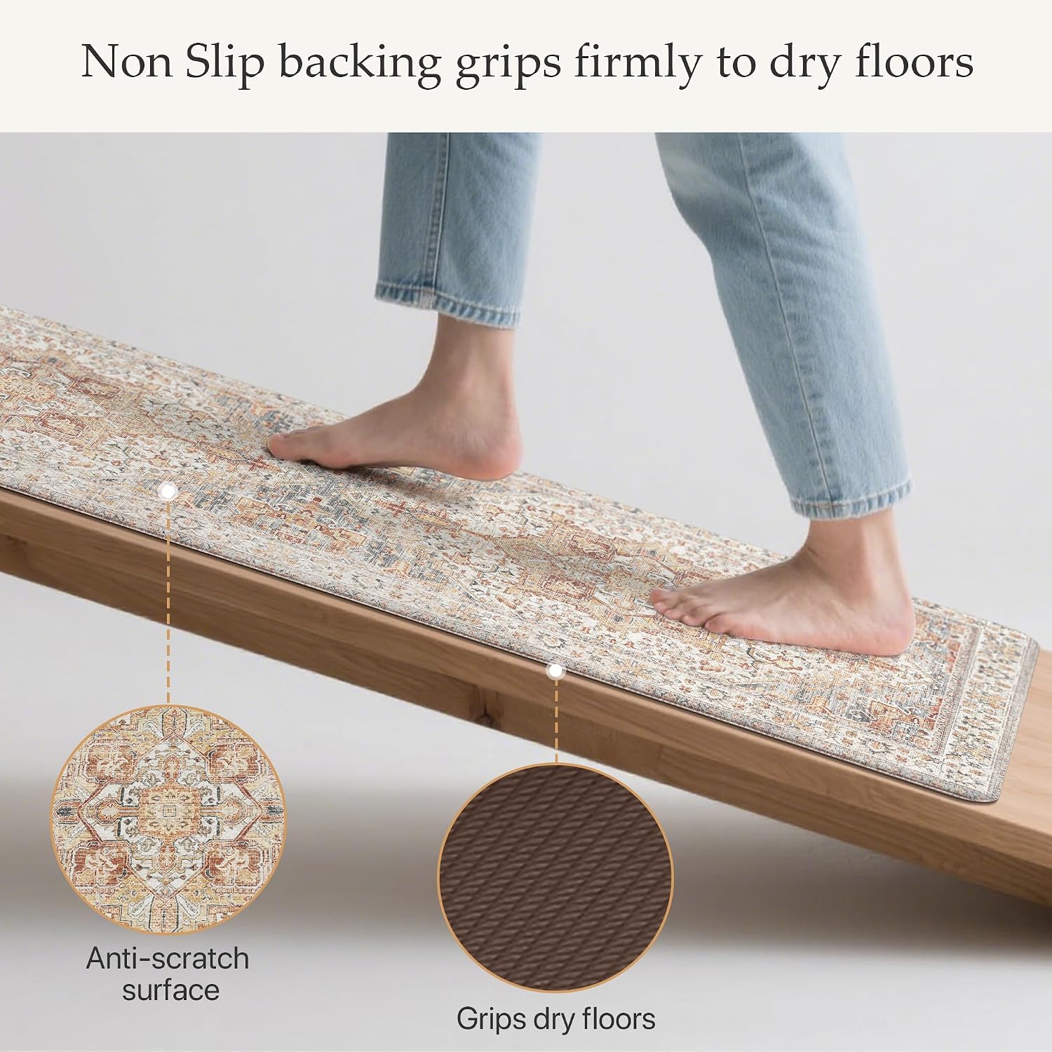 Thumbnail 3 de GENIMO Kitchen Mats for Floor (2-Pack) – Non-Slip, Waterproof Anti-Fatigue Floor Runners