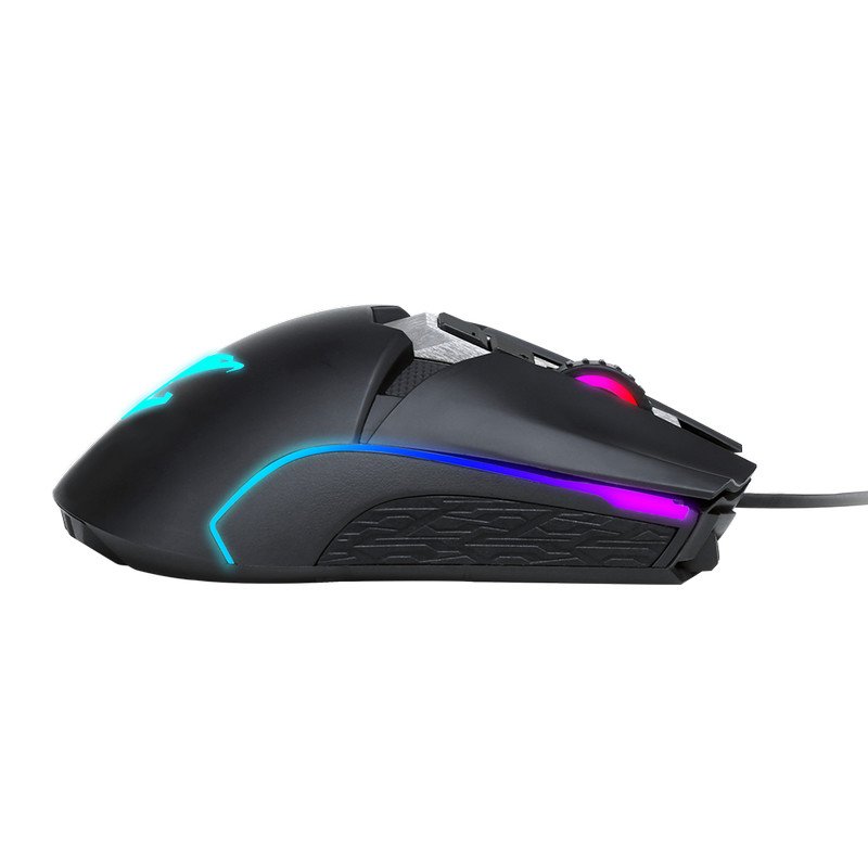 Detalle 2 de Gigabyte Aorus M5: ratón gaming con sensor de 16000 DPI y ajuste de peso para competición