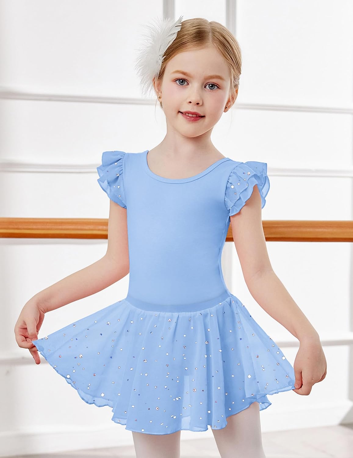 Detalle 2 de Costume balletto 2 pezzi per 2-9 anni