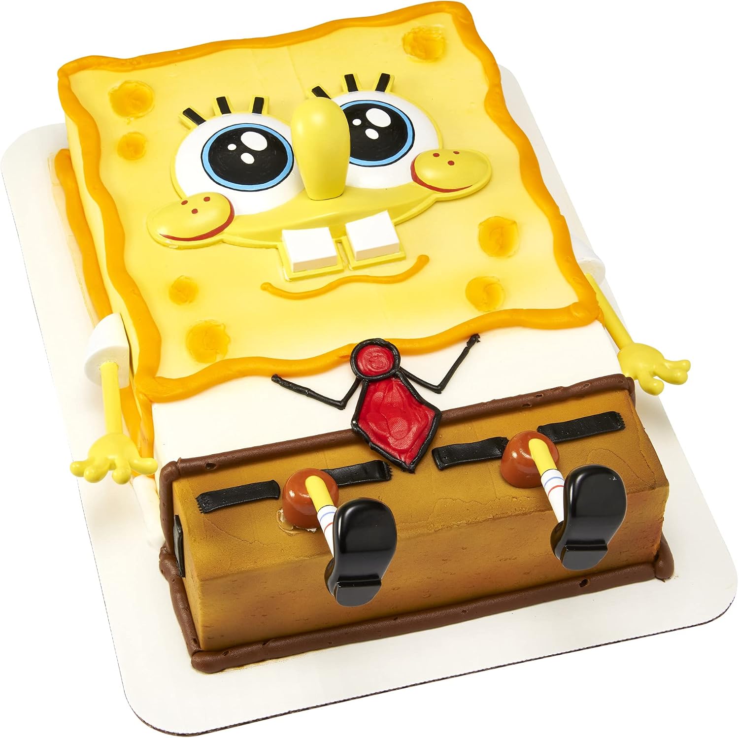Detalle de DecoSet SpongeBob SquarePants Creations 5-Piece Cake Topper 🎂