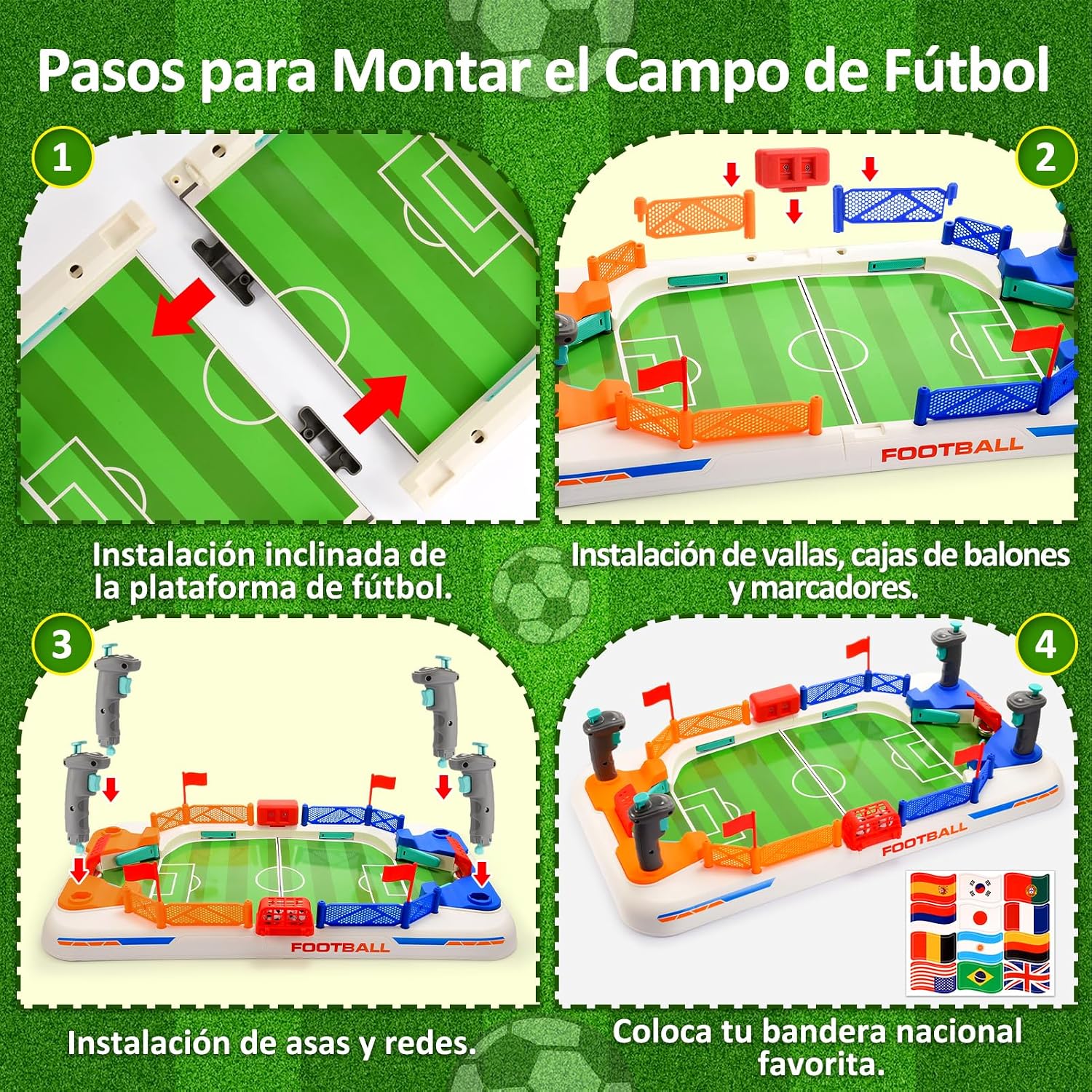 Detalle de Dromlag Mini Futbolín portátil para niños