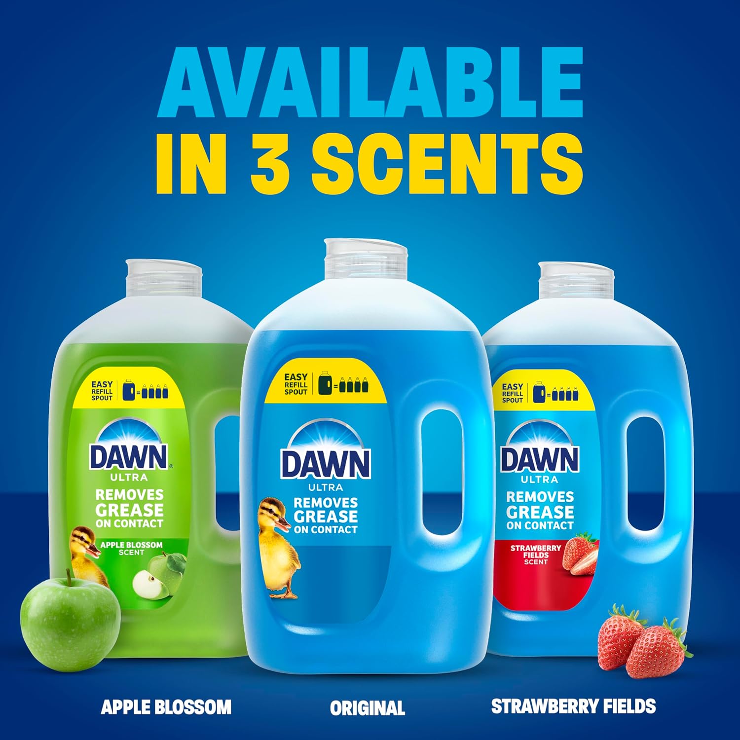 Thumbnail 6 de Dawn Ultra Dish Soap Refill Jug (51.5 oz) – Original Blue, Powerful Grease Fighter