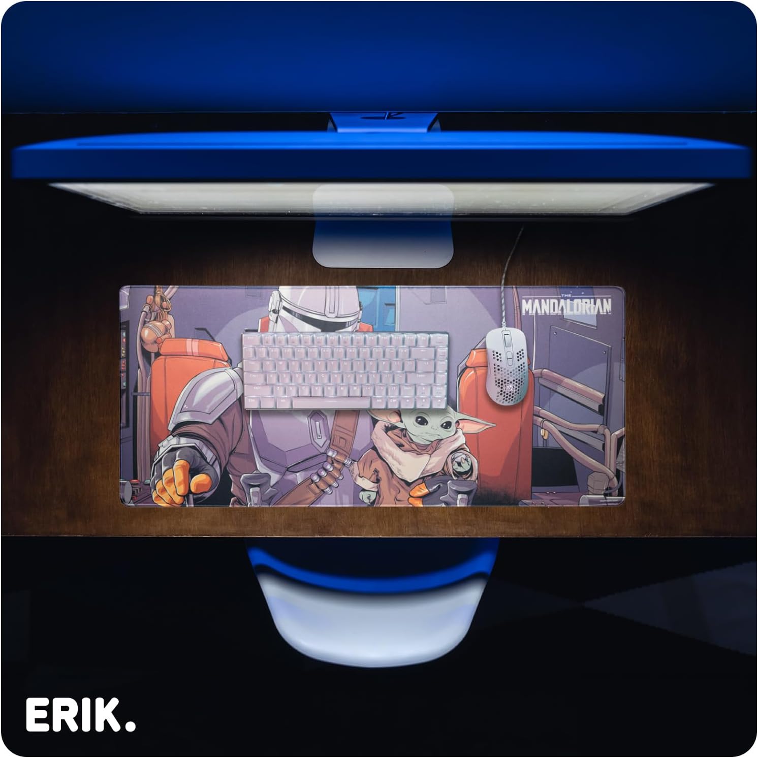 Thumbnail 2 de Grupo Erik Tappetino Mouse XXL Star Wars Yoda – Tappetino 80x35 cm, impermeabile e antiscivolo