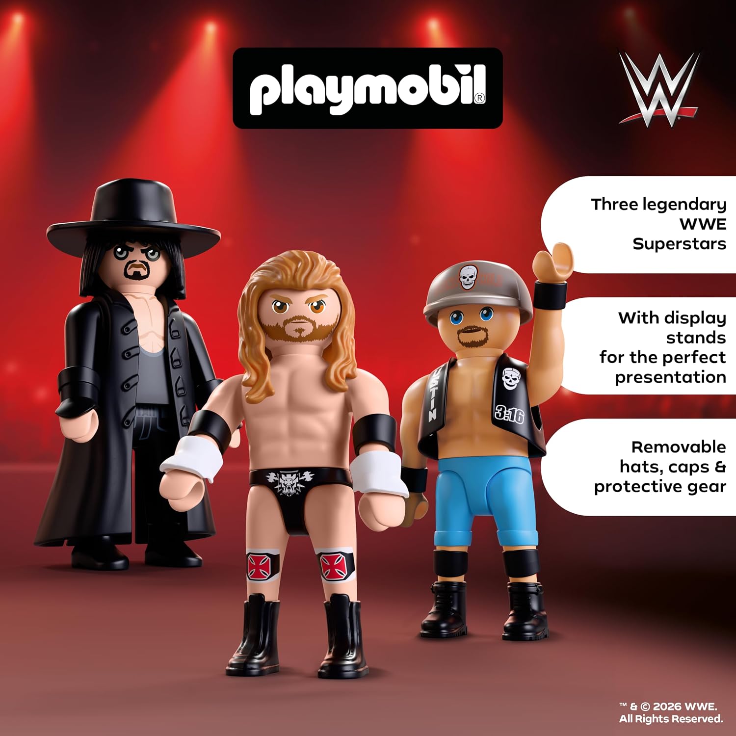 Thumbnail 1 de PLAYMOBIL x WWE figure multipack