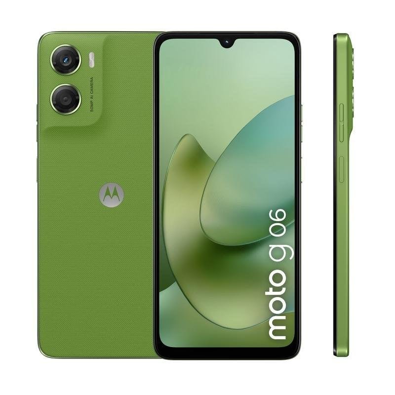 Detalle de Motorola Moto G06 4G 8GB/256GB 6.88" Verde: potencia diaria con cámara de 50 MP