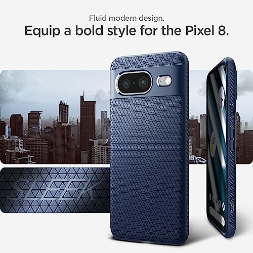 Detalle de Spigen Liquid Air coque pour Pixel 8 – bleu marin