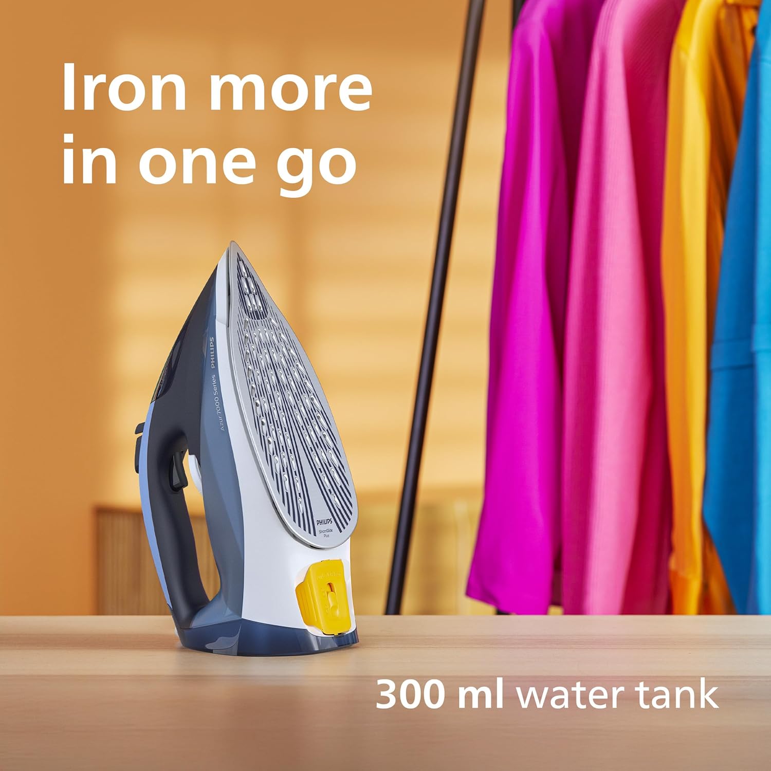 Thumbnail 5 de Philips Azur 7000 Series Steam Iron DST7020/20 — 2800 W, 50 g/min Continuous Steam, 250 g Boost