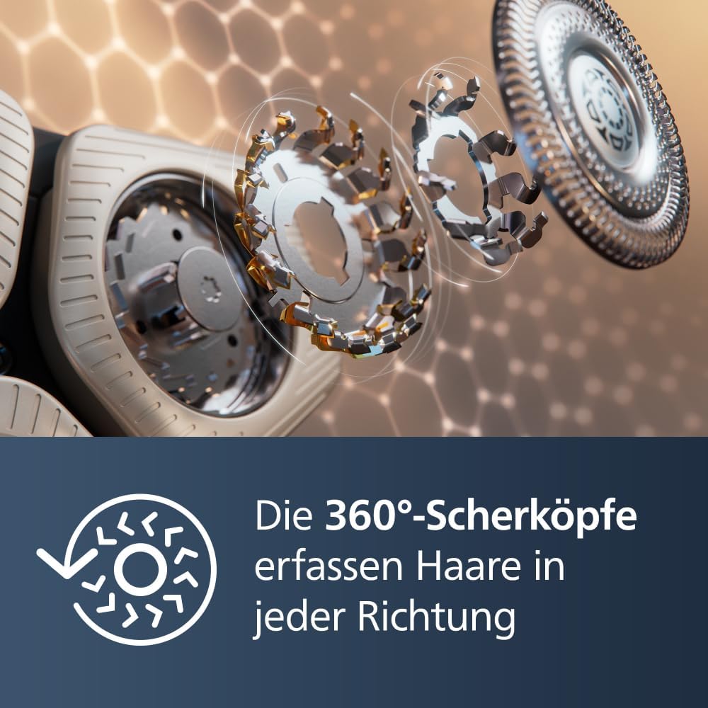 Thumbnail 2 de PHILIPS Rasierer S9000 Prestige SP9885/35 – Elektrischer Nass- und Trockenrasierer mit SkinIQ-Technologie