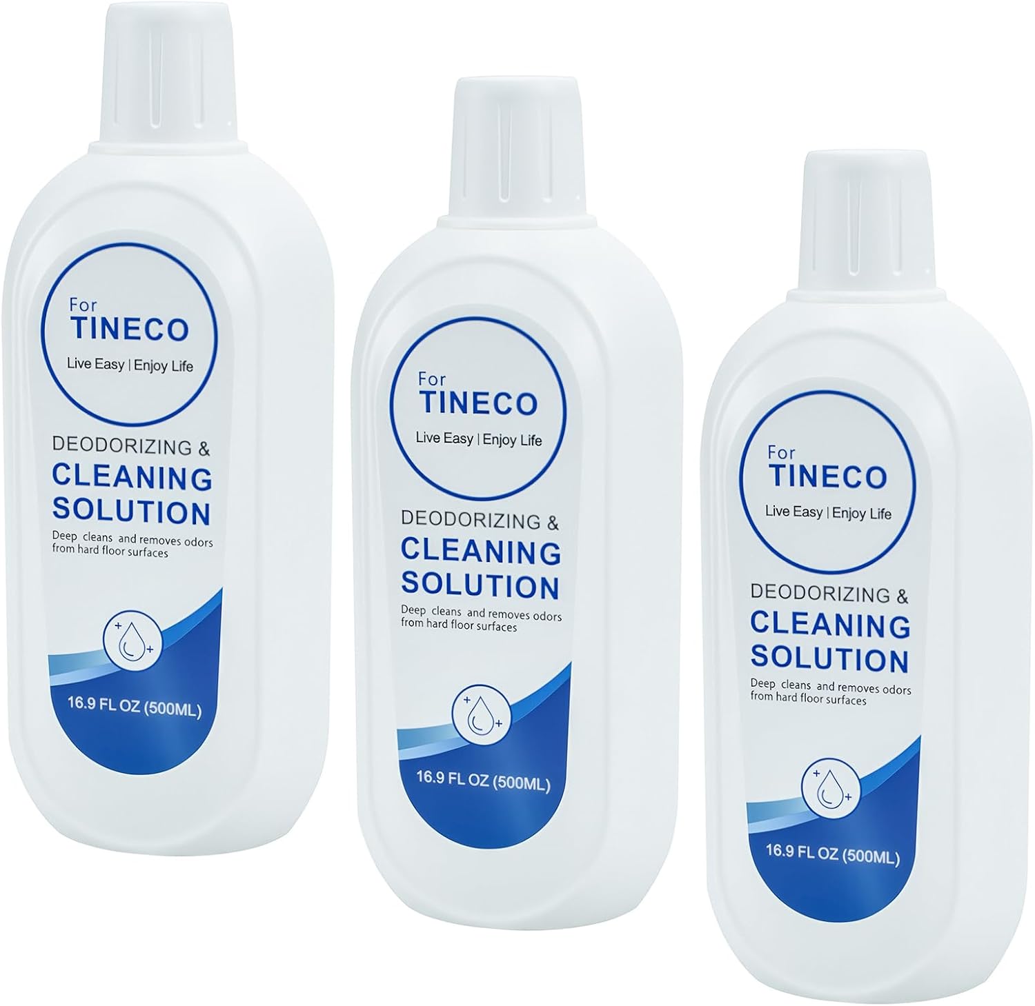 Detalle de 3er-Pack Reinigungsmittel für Tineco iFloor & Floor One S-Serie – Hochkonzentriert 1:200, 3x500 ml