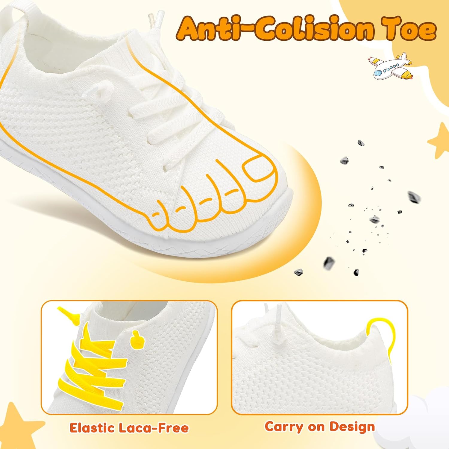 Detalle 2 de LeIsfIt Toddler Barefoot Sneakers