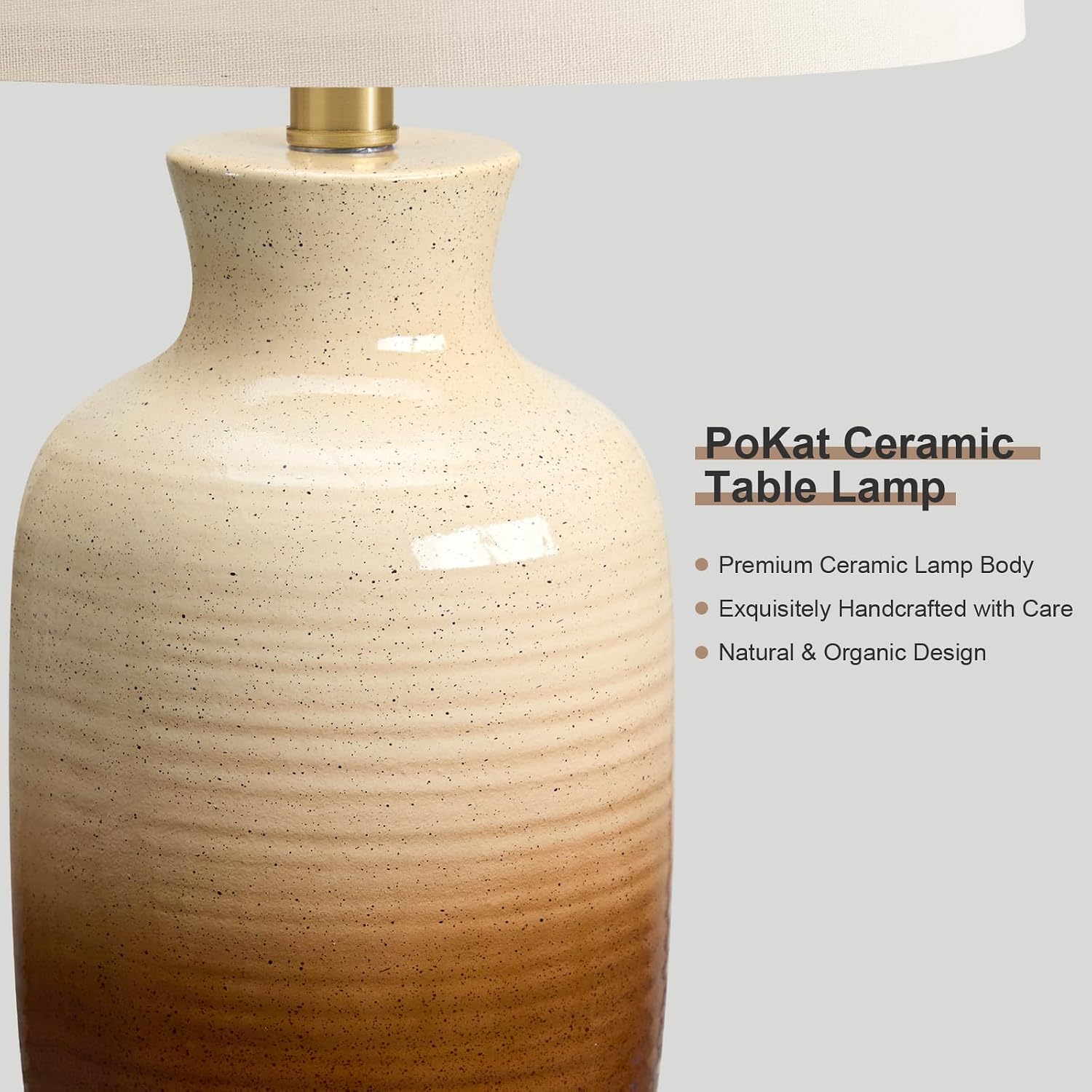 Detalle de PoKat table lamp, 24-inch