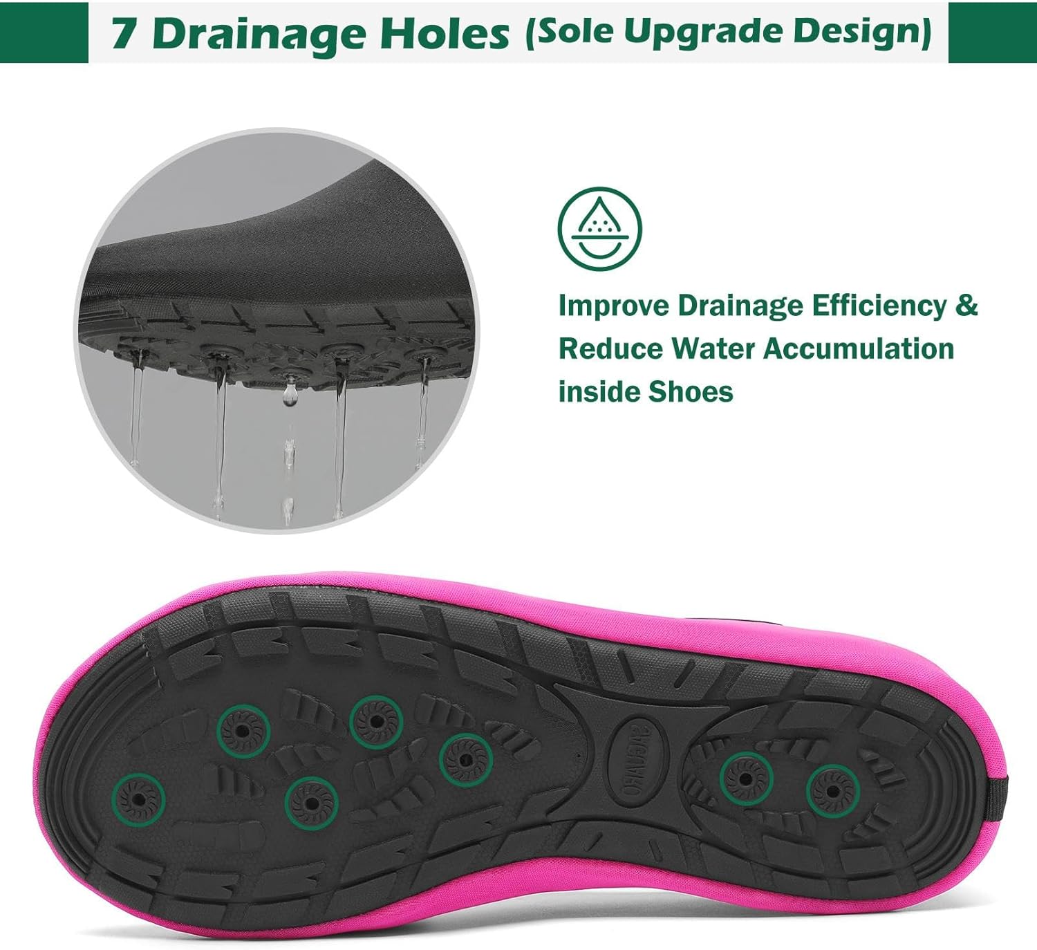 Thumbnail 1 de SAGUARO Scarpe da Scoglio a asciugatura rapida per Donna/Uomo con 7 fori di drenaggio – Gr.36-47