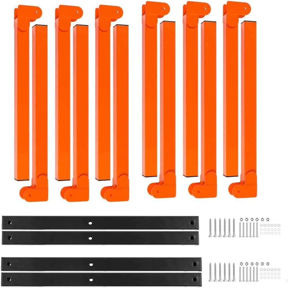 Thumbnail 6 de Ultrawall 3-Level Wall Mount Wood Organizer & Lumber Storage Metal Rack (4-Pack) for Indoor/Outdoor