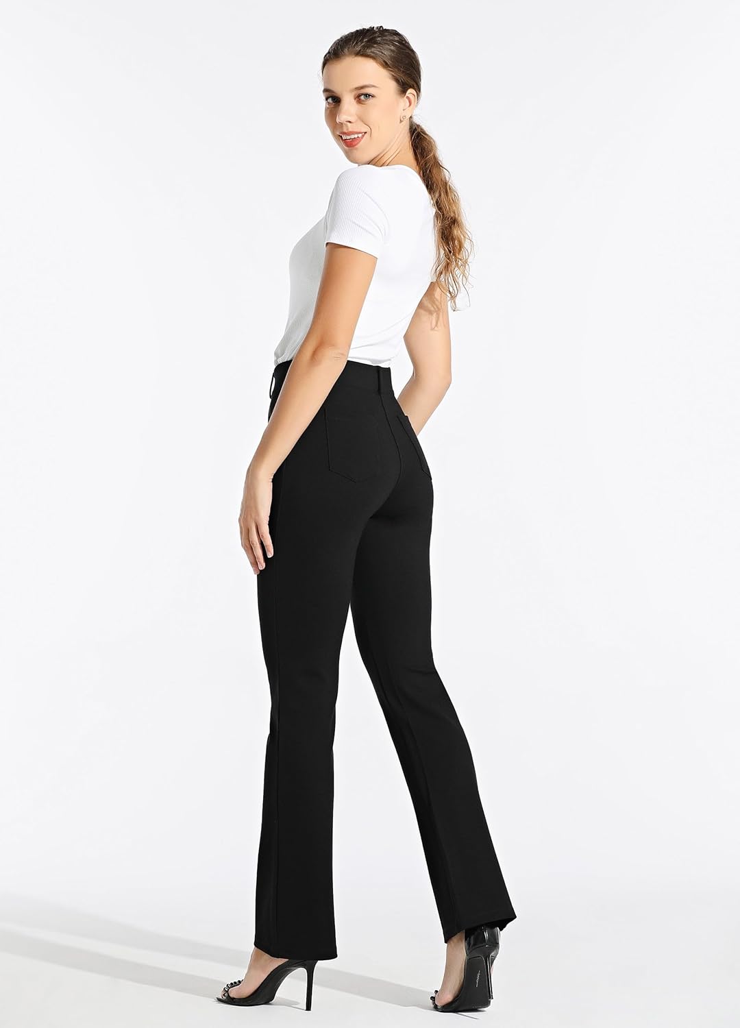 Thumbnail 2 de Willit Women’s Bootcut Stretch Yoga Dress Pants (4 Pockets) — Petite 29" / Regular 31" / Long 33" Inseam