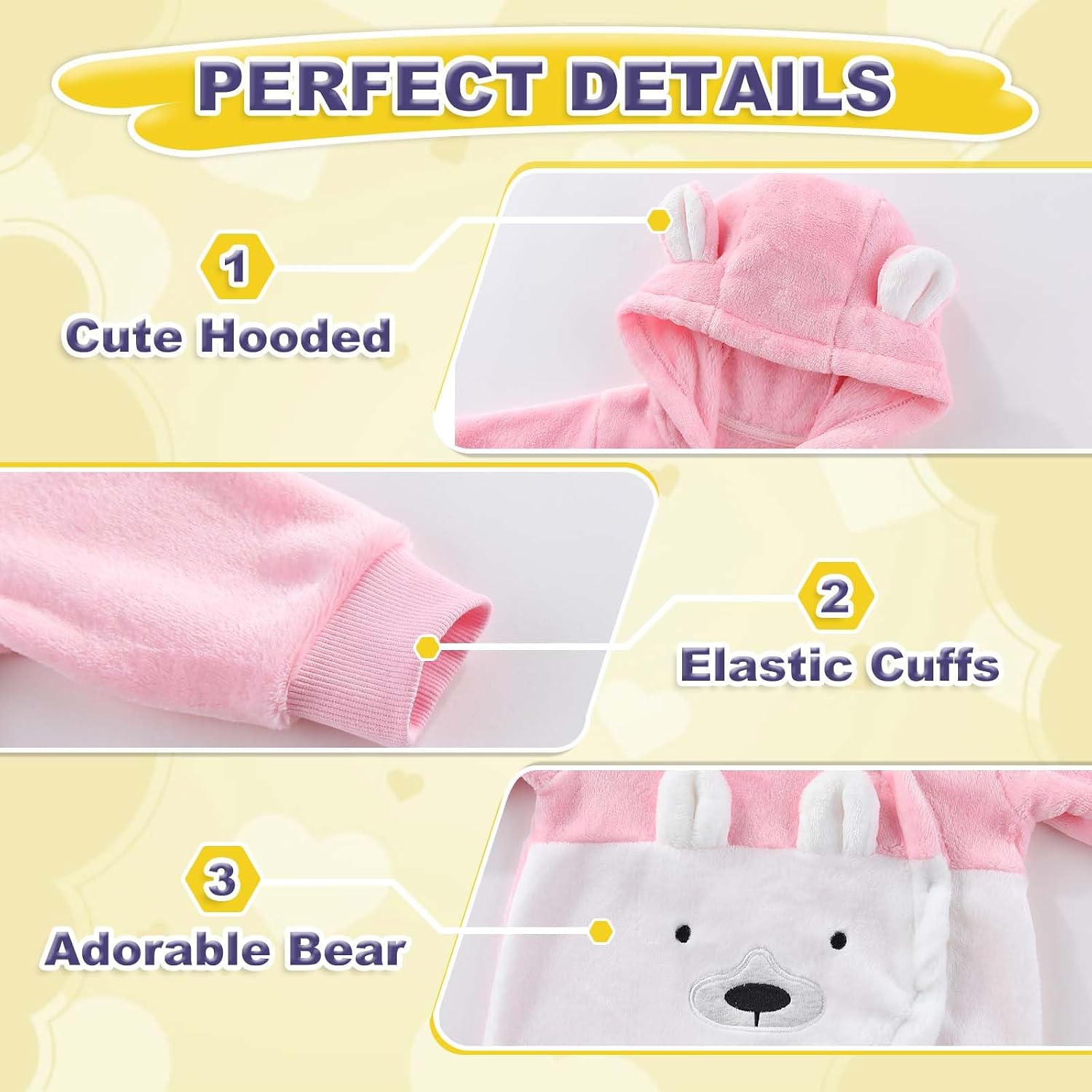 Detalle de Baby Bear Fleece Romper