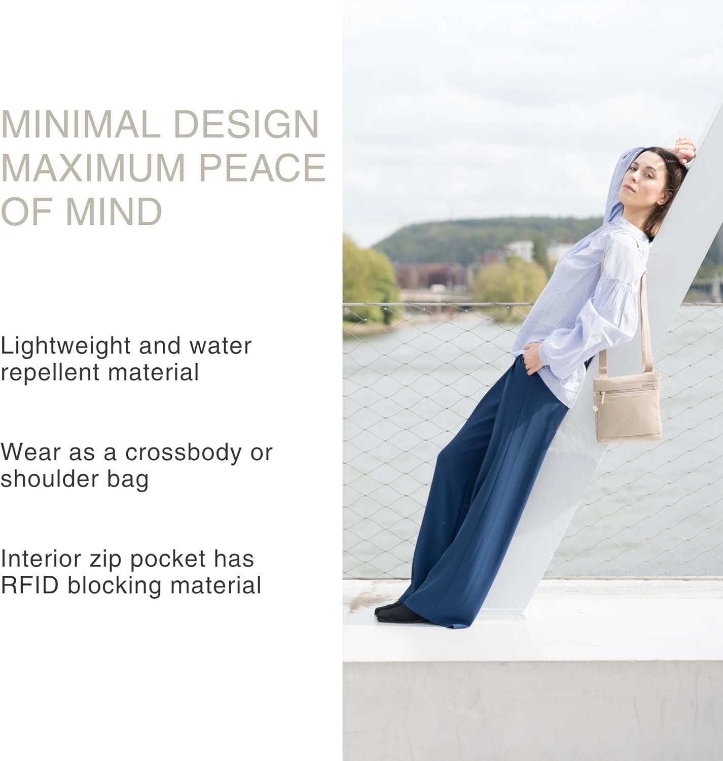 Thumbnail 4 de Hedgren SMALL Vertical Crossover RFID TOTAL ECLIPSE S – Unisex, kompakte Crossbody-Tasche