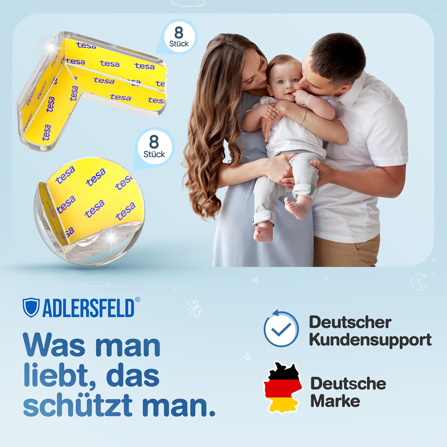 Thumbnail 6 de ADLERSFELD Eckenschutz Baby 16x Transparent