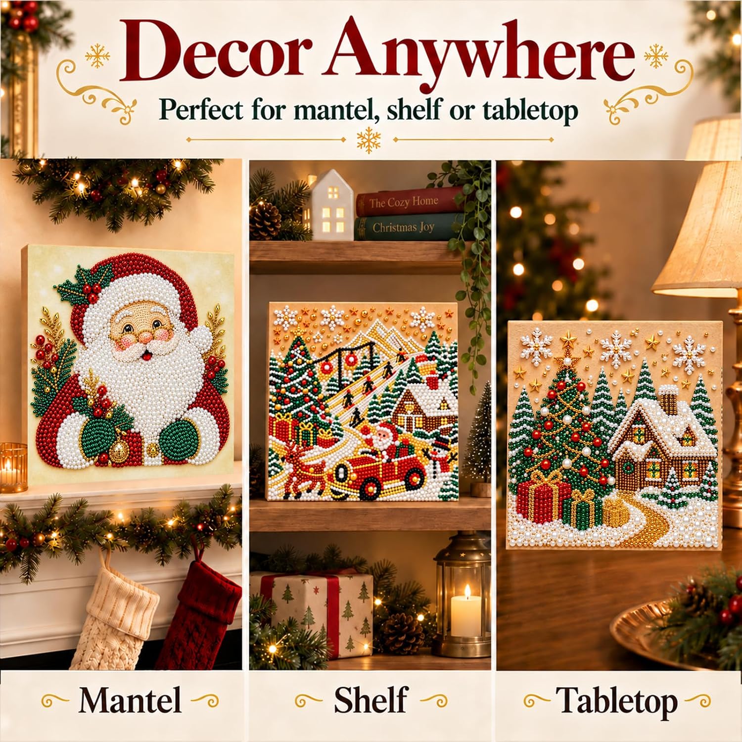 Detalle 2 de Diamond and Pearl Art Kit, 10 x 10 in
