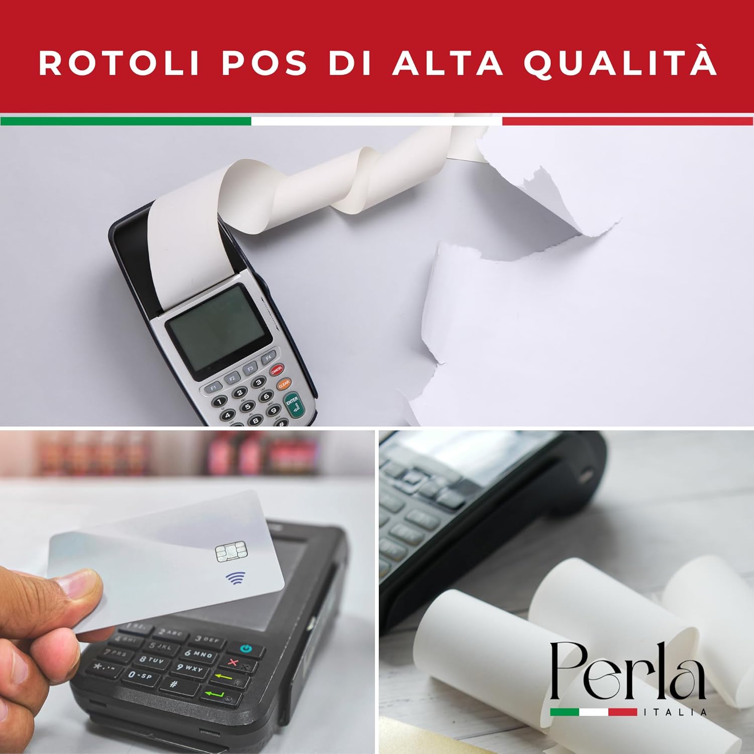 Thumbnail 3 de Perla 10 rotoli termici 57 mm 🧾