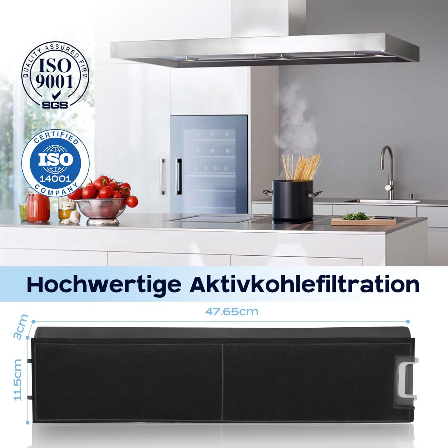 Thumbnail 4 de Yelid Aktivkohlefilter für Miele DKF13-1
