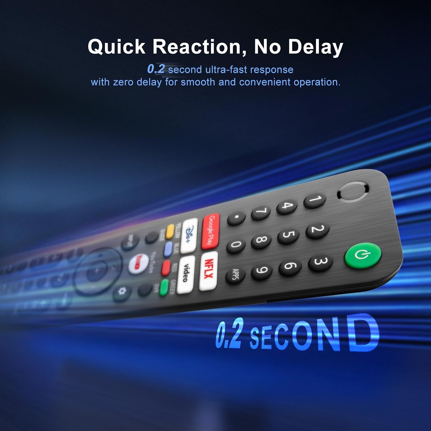 Thumbnail 6 de Universal Remote Control for Sony Bravia XR Full Array TV – 5 Shortcut Buttons, No Setup Required