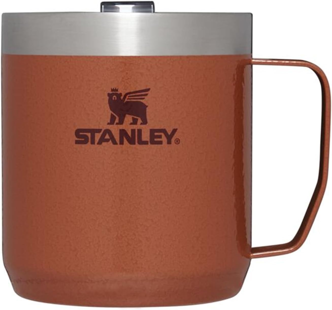 Detalle de STANLEY Classic Legendary Camp Mug Thermobecher 0,35 L – langlebig, spülmaschinenfest und BPA-frei