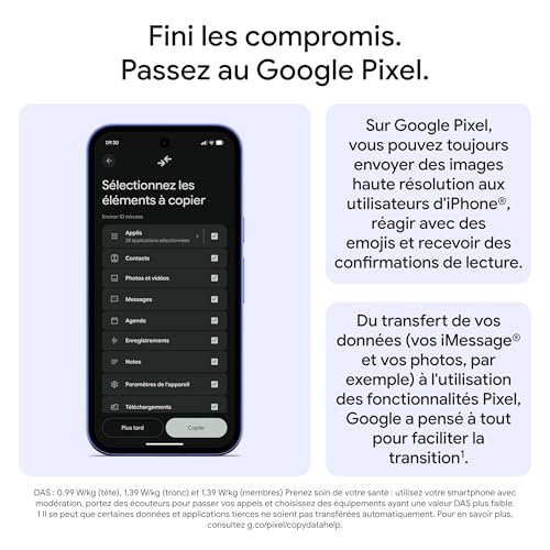 Thumbnail 9 de Google Pixel 10a Lavande 128 Go — autonomie, Coach Photo et sécurité Pixel