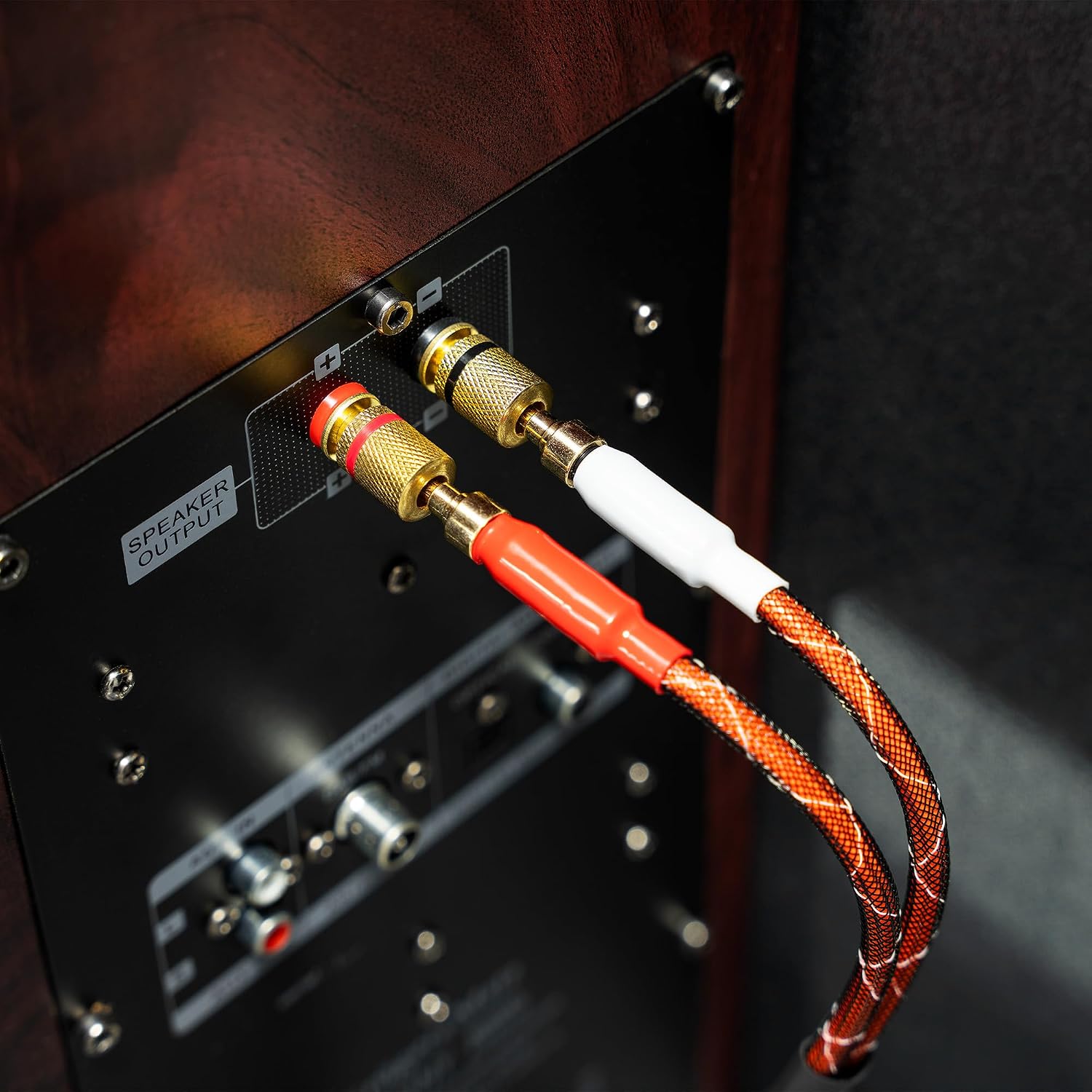 Detalle 2 de Krüger&Matz KM0335 – kabel głośnikowy 3 m, wtyki bananowe, miedź