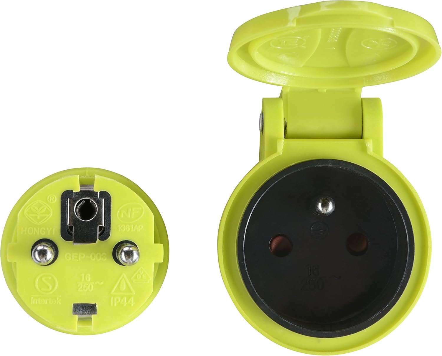 Detalle de Cable d'extension Masterplug Pro-XT 25 m IP44 – Vert, usage intérieur et extérieur