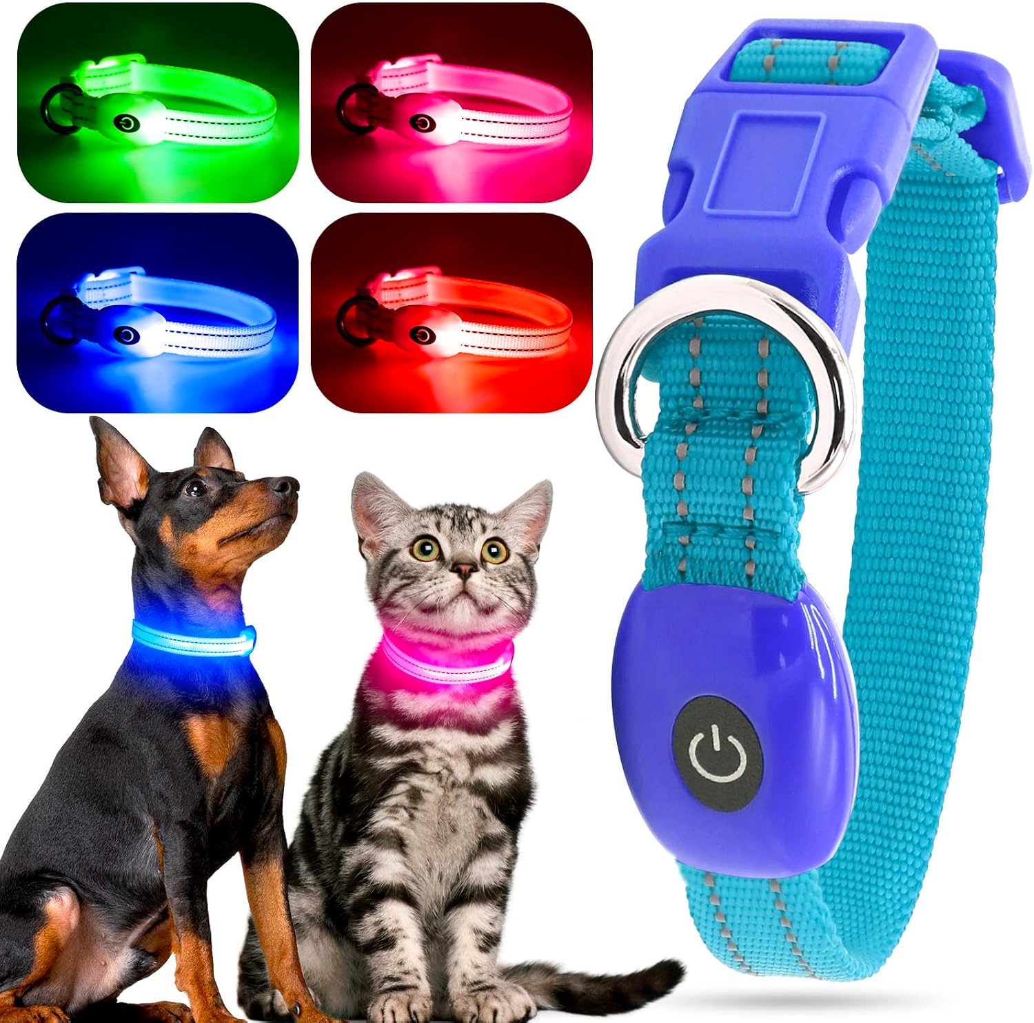 Detalle de YFbrite LED-Hundehalsband XS