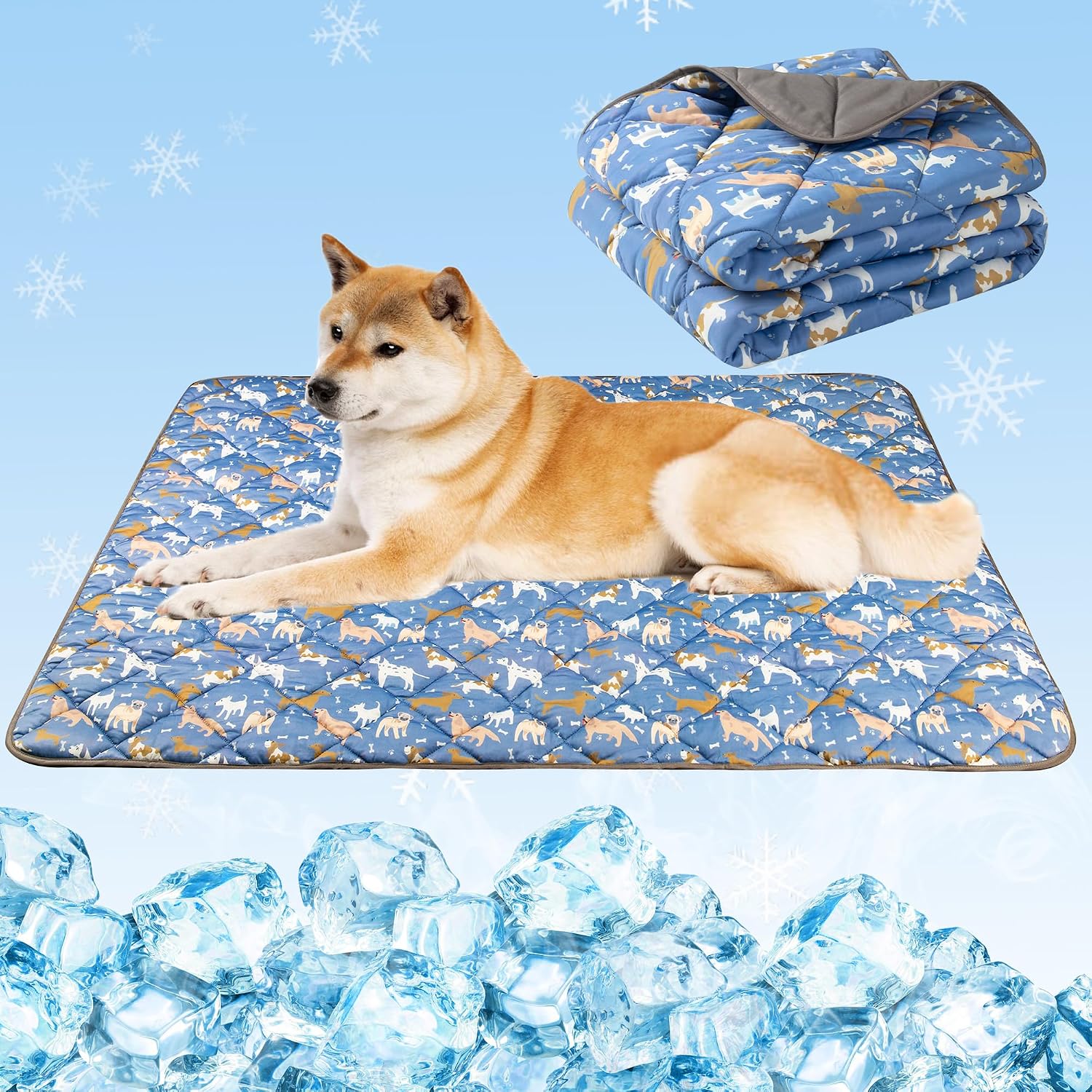 Detalle de ZINGTERRA Dog Cooling Mat, 60 x 80 Inches
