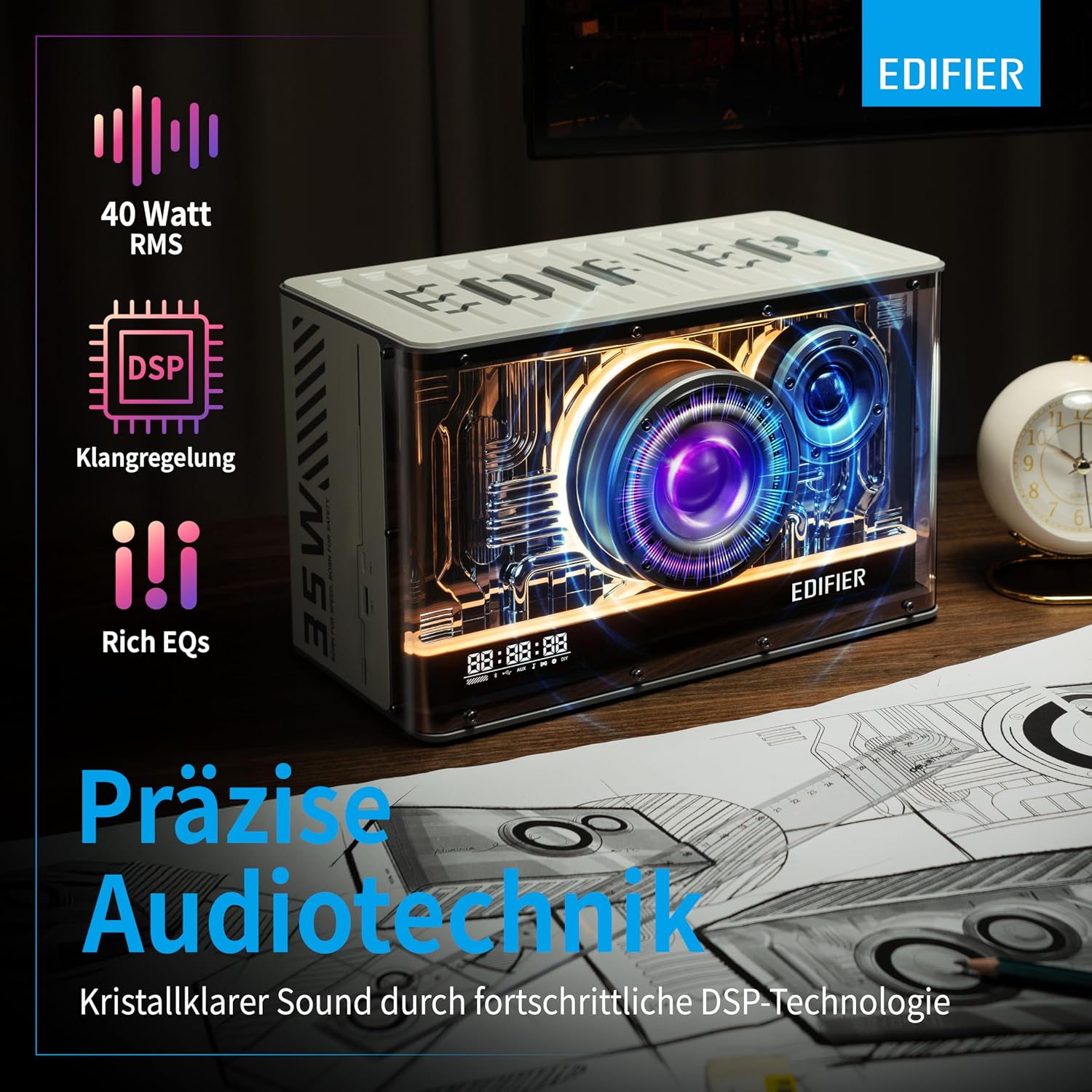 Thumbnail 4 de Edifier QD35 Bluetooth-Lautsprechersystem 40 W