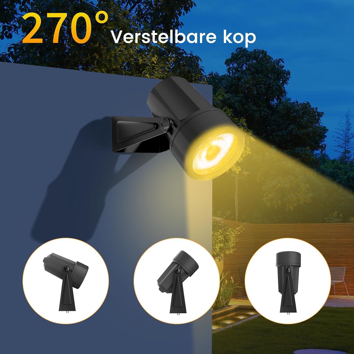 Thumbnail 3 de LONIUTO IL-SD-2235M10T tuinspots, 10 stuks, 3000K warm wit en IP65