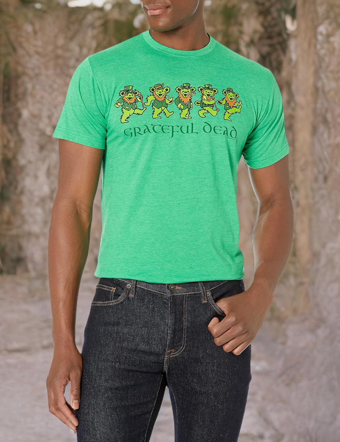 Detalle 2 de Liquid Blue Grateful Dead Irish Bears T-shirt