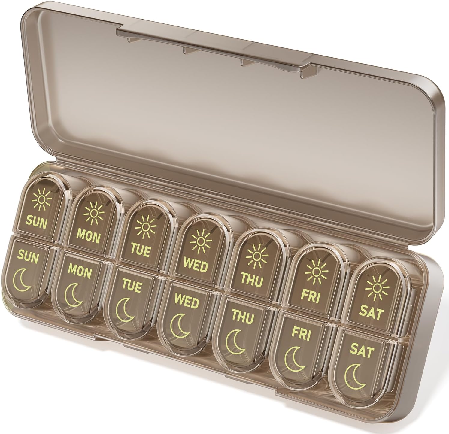 Detalle de Betife 7‑Day Pill Box Organiser 2x Daily