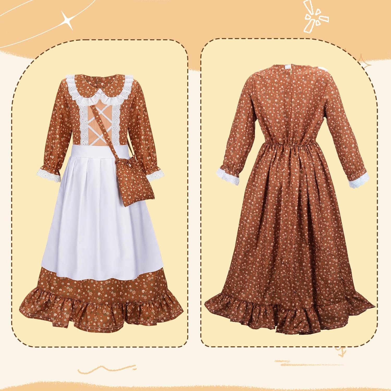 Thumbnail 4 de MELAND Victorian Costume Girl