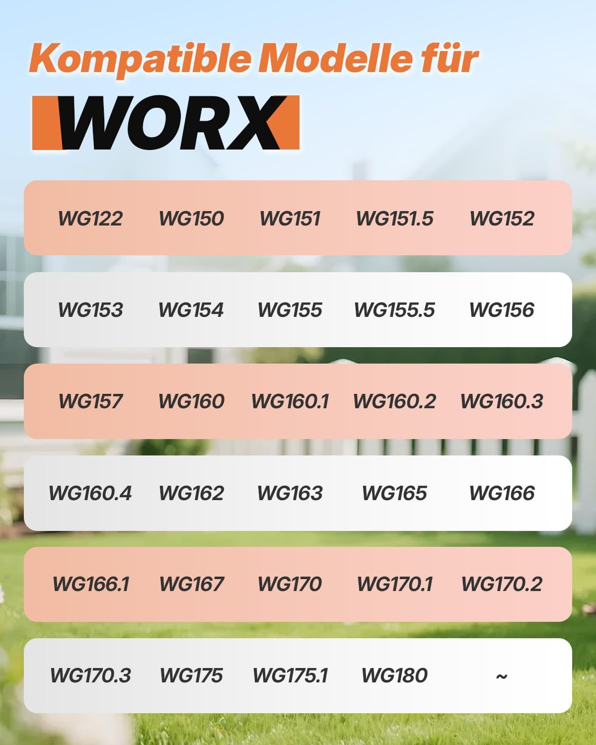 Detalle de Eventronic Ersatzspule-Set 16 Spulen + 4 Abdeckkappen – Kompatibel mit Worx Rasentrimmer (1,65 mm Durchmesser)