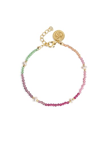 Detalle de SINGULARU Pulsera Dye Pearls Colors 16+3 cm 💍