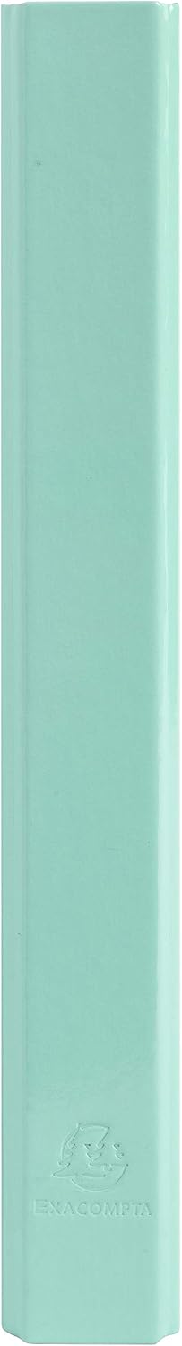 Detalle de Exacompta 51563E Classeur rigide Aquarel 4 anneaux en D, vert pastel, format A4