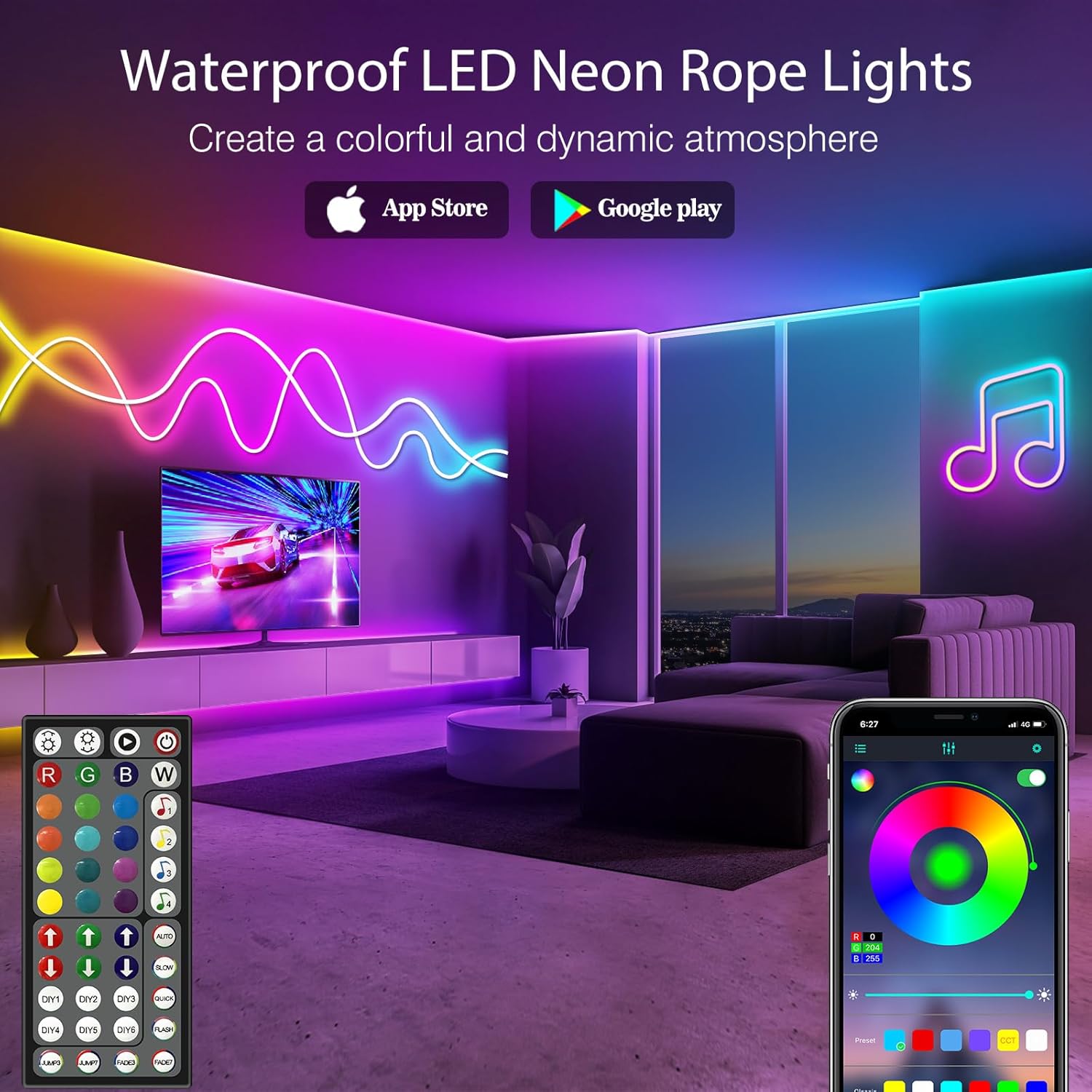 Detalle 2 de AHRLHR 15M Neon LED Streifen