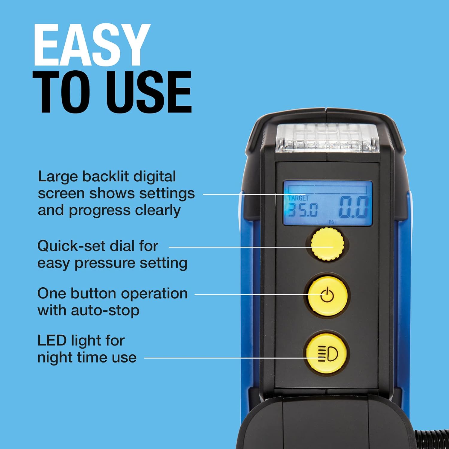 Thumbnail 4 de RING Heavy Duty Digital Tyre Inflator with Auto Stop Functionality