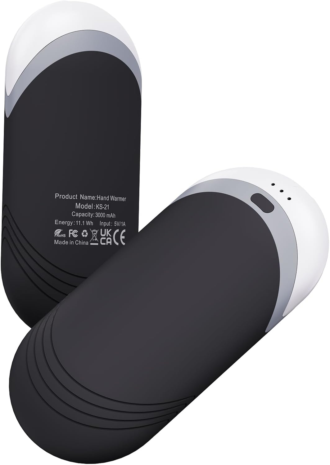 Detalle de Karecel KS-21 Rechargeable Hand Warmers, 2-Pack, Thermal Silicone, 3 Settings
