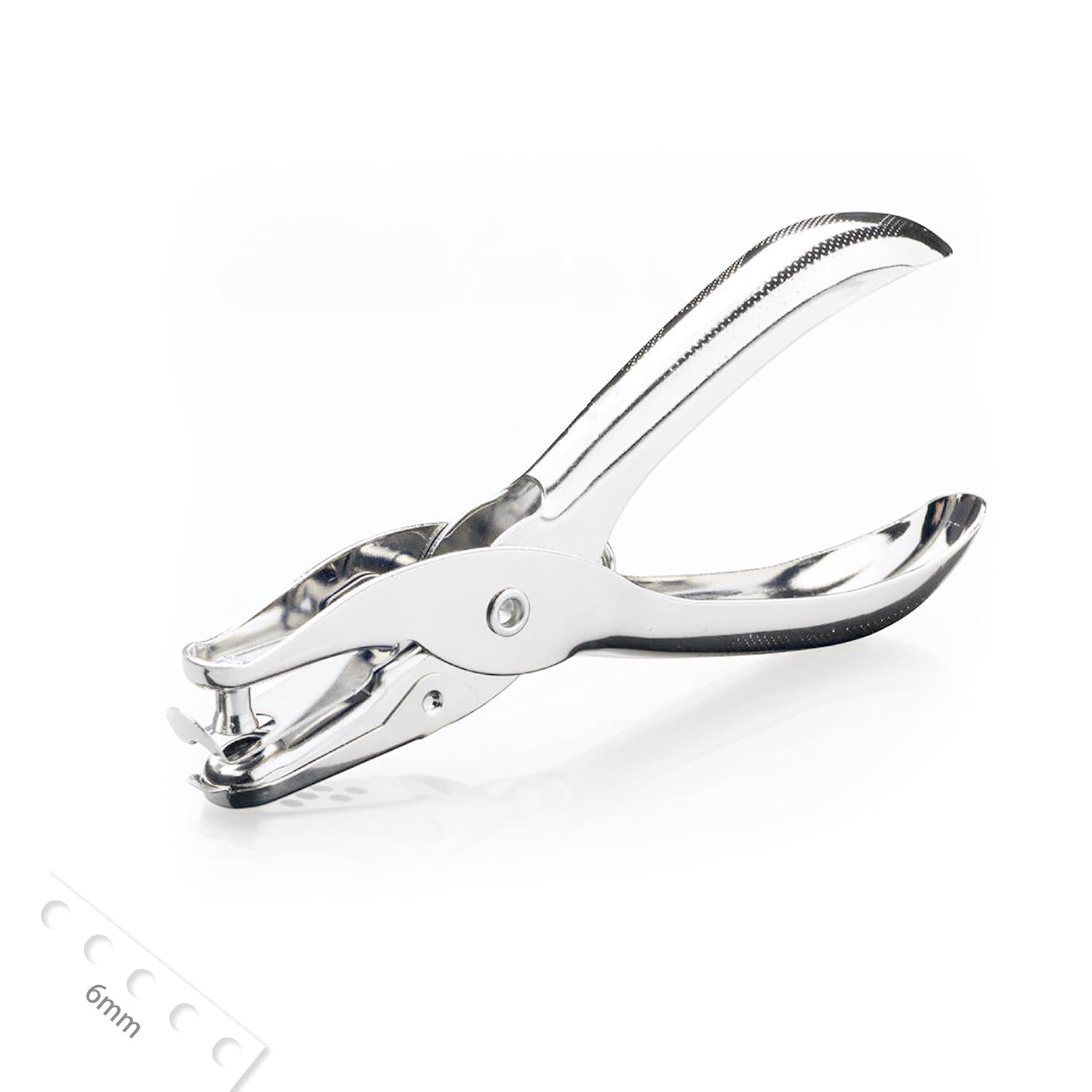 IKadiya Perforatore a Foro Singolo con Tenaglia e Punzonatore 6 mm – Strumento maneggevole per scrapbooking e fai-da-te
