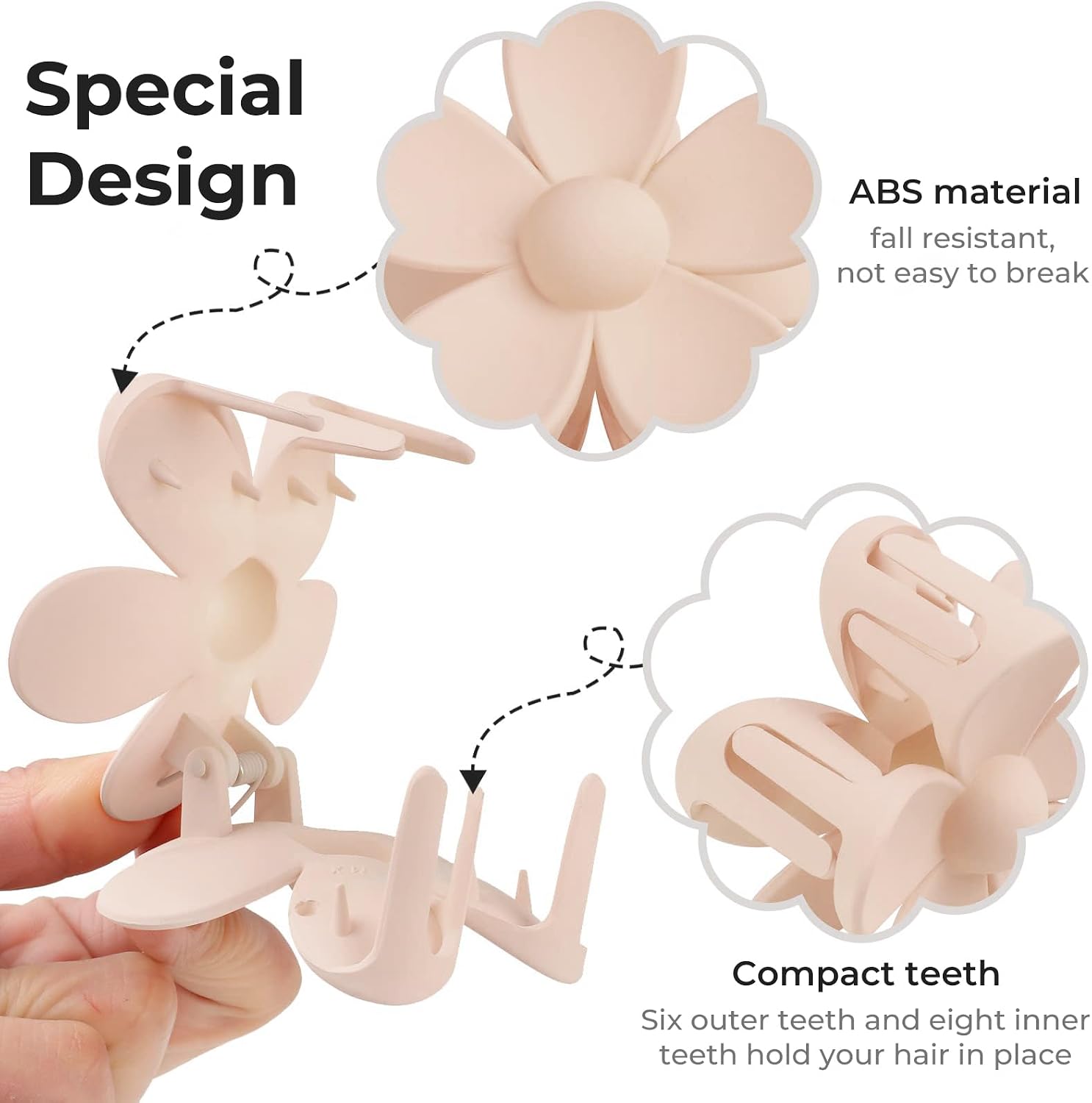 Detalle de Flat hair clips, 9-piece set