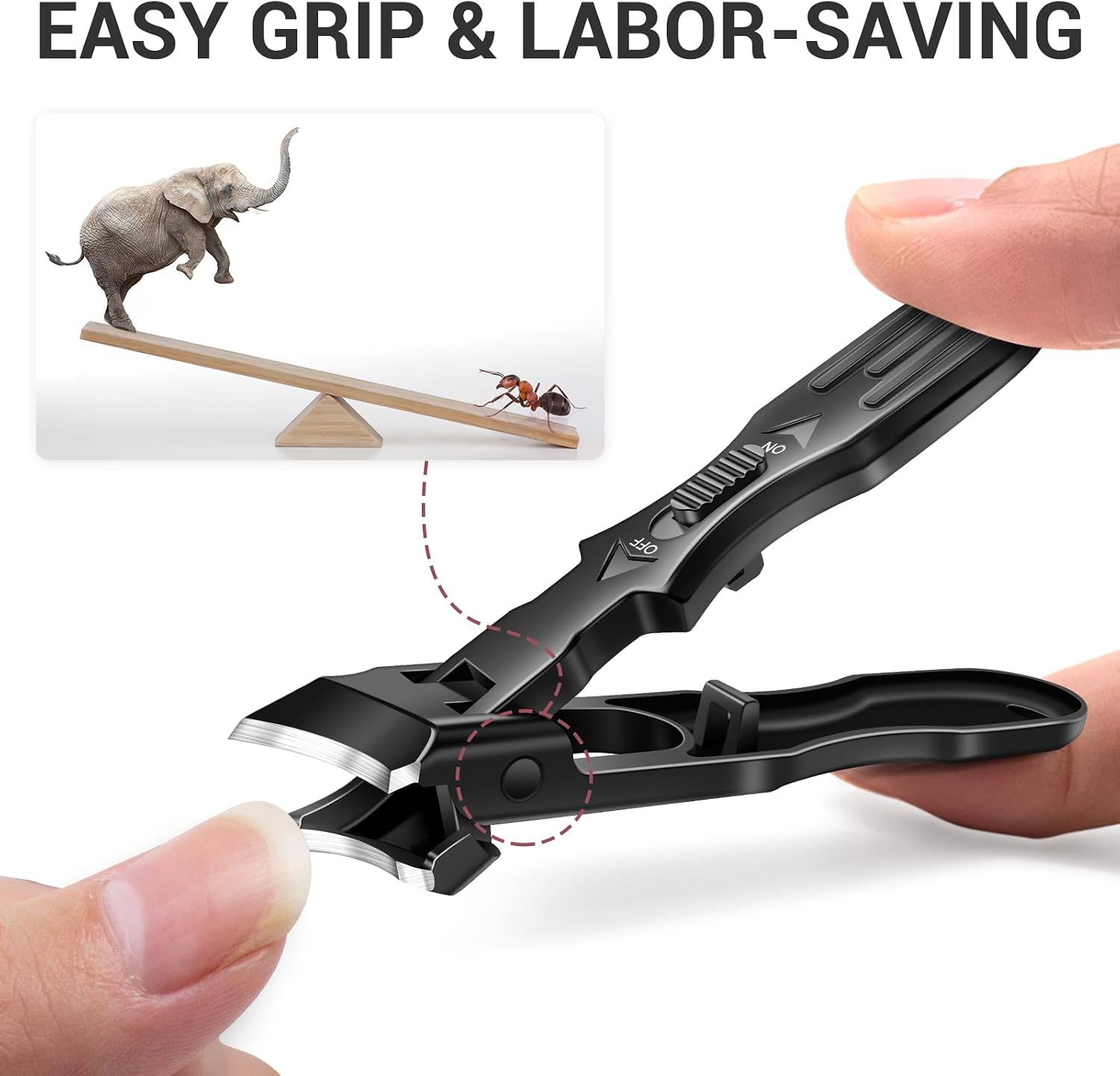 Thumbnail 4 de FUMAX Slanted Toe Nail Clippers for Thick Nails